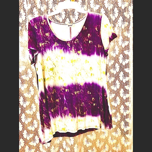 Bepei Tops - Bepei Bohemian Flowy Colorblock Tee, NWOT